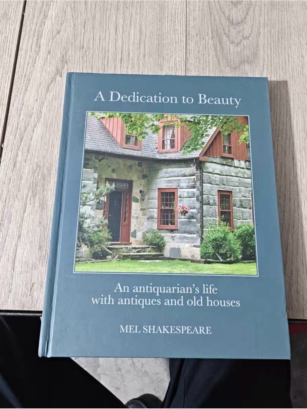 Book A Dedication to Beauty — Blue Decorative Hardcover by